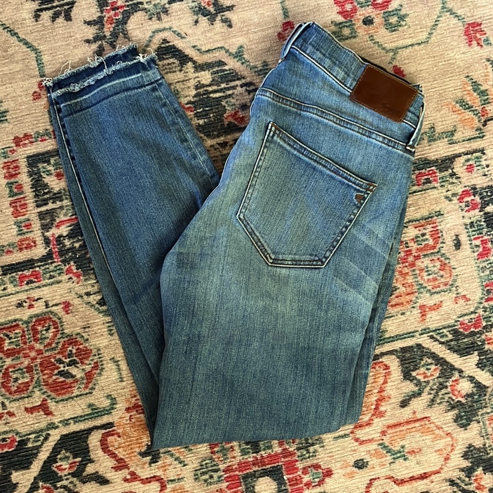 Madewell high riser skinny